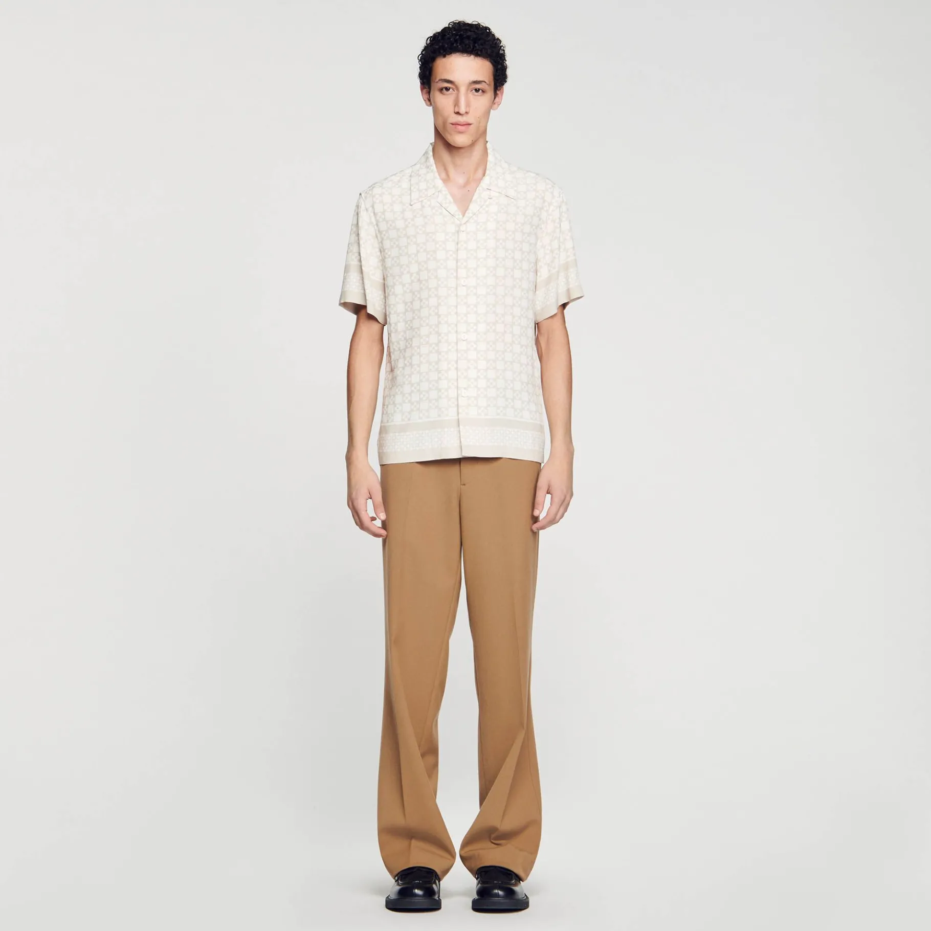 Sandro Paris Camisas<Camiseta De Manga Corta Square Cross