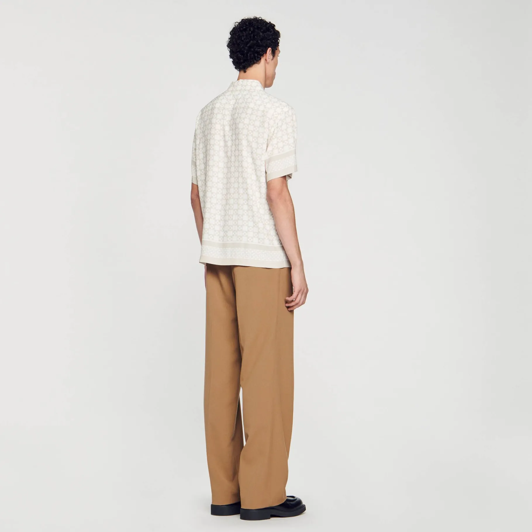 Sandro Paris Camisas<Camiseta De Manga Corta Square Cross