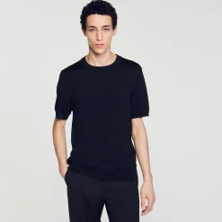 Sandro Paris Camisetas & Polos<Camiseta De Punto