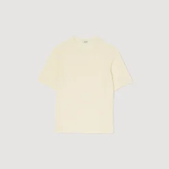 Sandro Paris Camisetas & Polos<Camiseta De Punto De Rizo