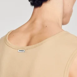 Sandro Paris Camisetas & Polos<Camiseta De Tirantes De Algodon