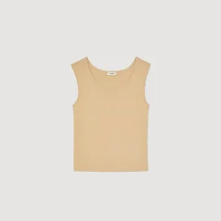 Sandro Paris Camisetas & Polos<Camiseta De Tirantes De Algodon