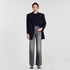 Sandro Paris Camisetas<Camiseta Sin Mangas Con Bordado