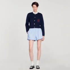 Sandro Paris Jerseys & Cárdigans<Cardicoat Con Cuello De Volantes