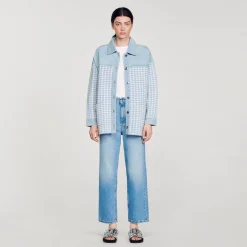 Sandro Paris Jerseys & Cárdigans<Cardicoat De Pata De Gallo