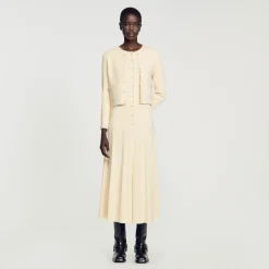 Sandro Paris Conjuntos<Cardigan Adornado Con Piedras