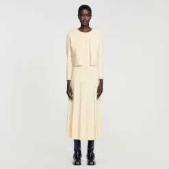 Sandro Paris Conjuntos<Cardigan Adornado Con Piedras