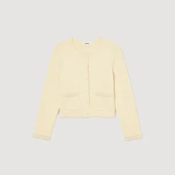 Sandro Paris Conjuntos<Cardigan Adornado Con Piedras