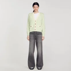 Sandro Paris Jerseys & Cárdigans<Cardigan Bicolor