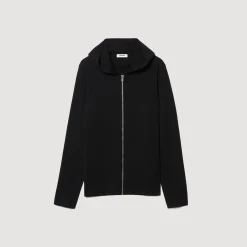 Sandro Paris Jerséis & Chalecos<Cardigan Con Capucha Y Cremallera