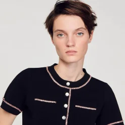 Sandro Paris Conjuntos<Cardigan Corto