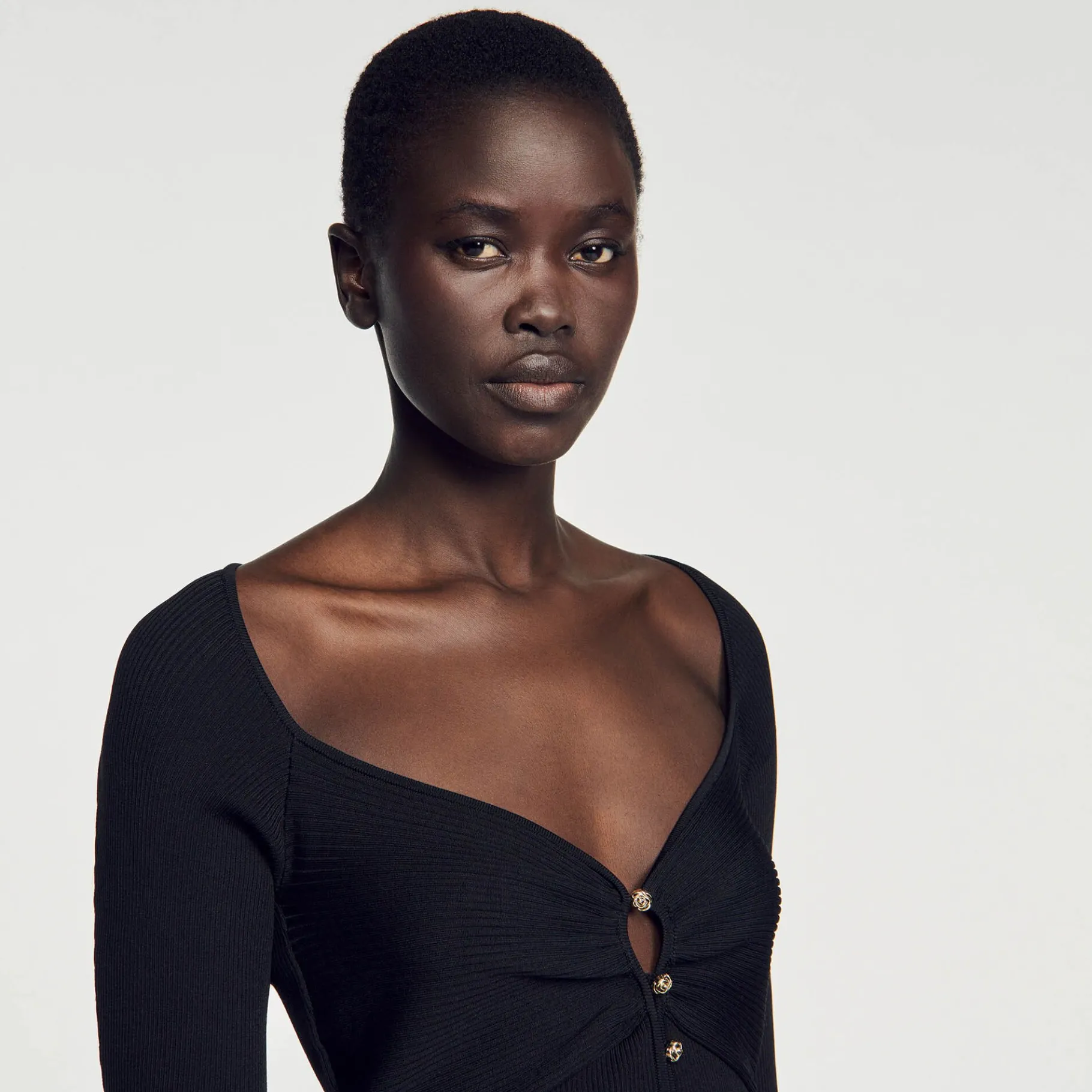 Sandro Paris Jerseys & Cárdigans<Cardigan Corto De Canale