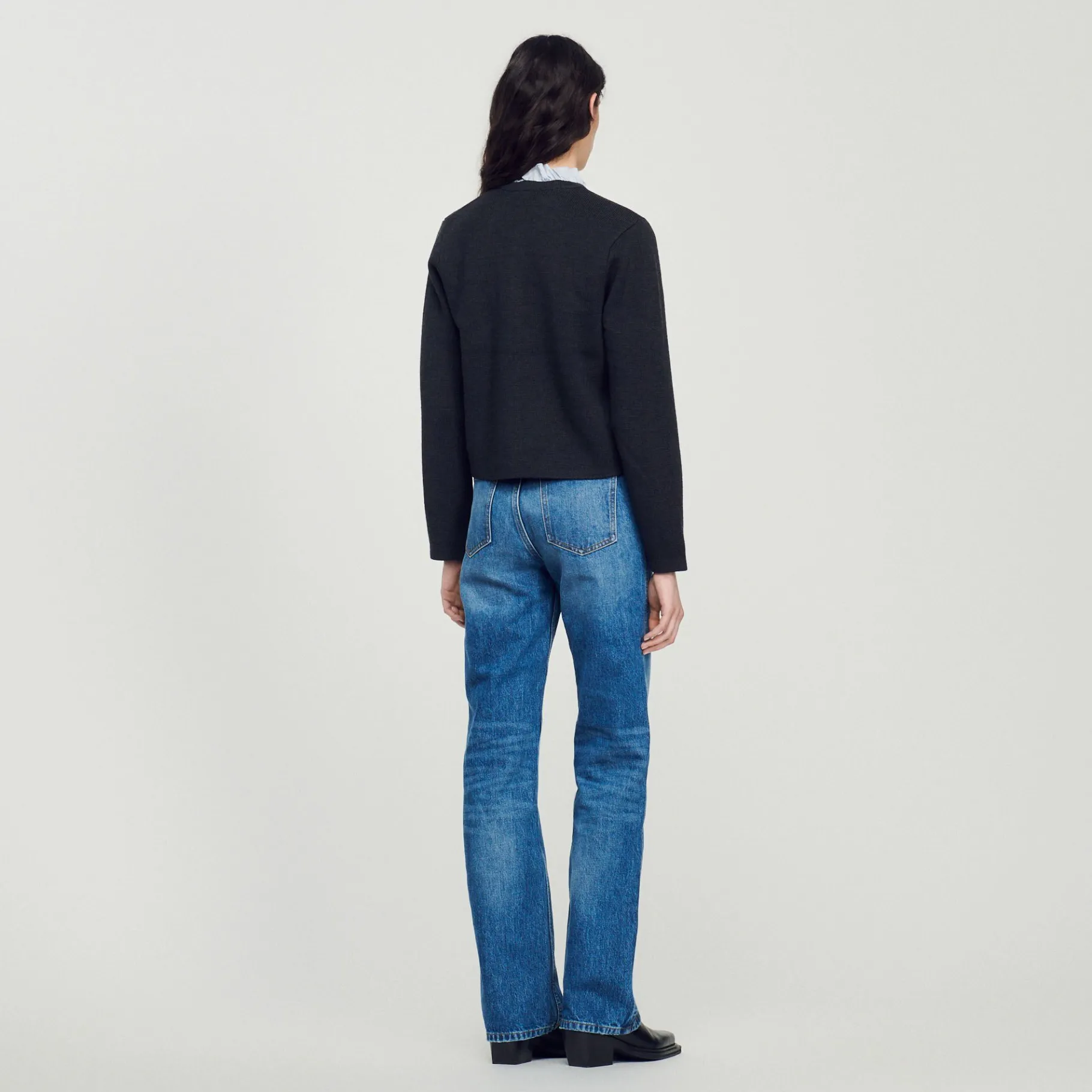 Sandro Paris Otros Accesorios<Cardigan De Lana Certificada