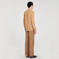 Sandro Paris Jerséis & Chalecos<Cardigan De Punto Calado