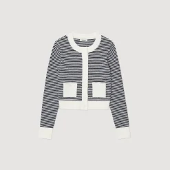Sandro Paris Conjuntos<Cardigan De Punto De Rizo