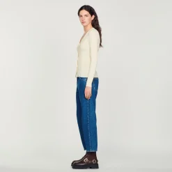 Sandro Paris Jerseys & Cárdigans<Cardigan De Viscosa Certificada