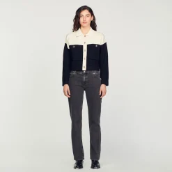 Sandro Paris Jerseys & Cárdigans<Cardigan De Viscosa Certificada