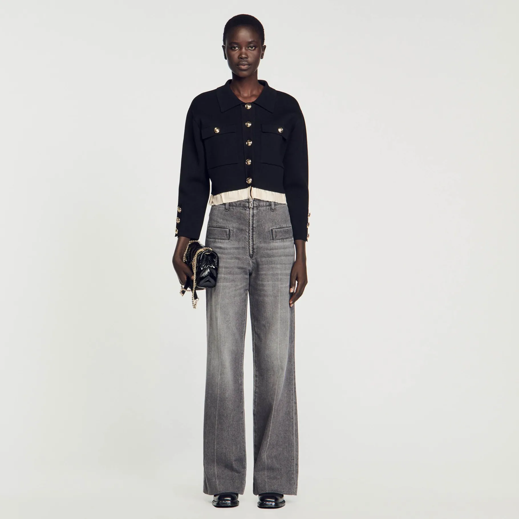 Sandro Paris Jerseys & Cárdigans<Cardigan Tipo Camisa