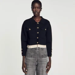 Sandro Paris Jerseys & Cárdigans<Cardigan Tipo Camisa
