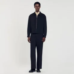 Sandro Paris Abrigos & Cazadoras<Cazadora Con Cremallera