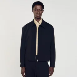 Sandro Paris Abrigos & Cazadoras<Cazadora Con Cremallera