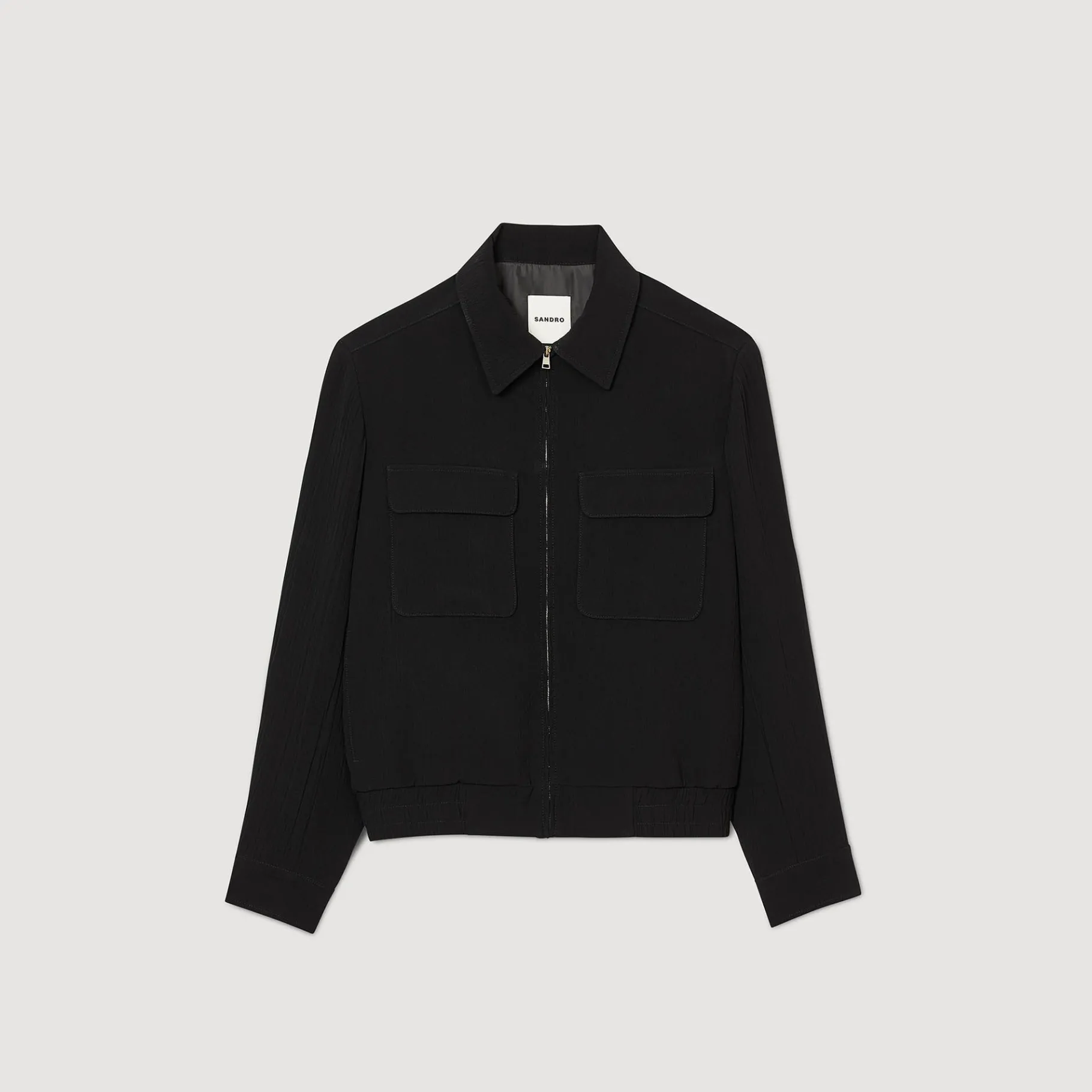 Sandro Paris Abrigos & Cazadoras<Cazadora Con Cremallera