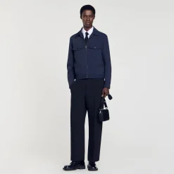 Sandro Paris Abrigos & Cazadoras<Cazadora Con Cremallera