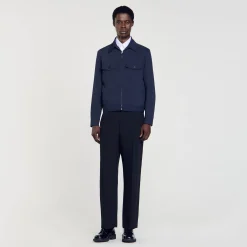 Sandro Paris Abrigos & Cazadoras<Cazadora Con Cremallera