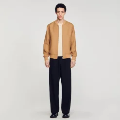 Sandro Paris Abrigos & Cazadoras<Cazadora De Beisbol Con Cremallera