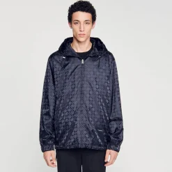 Sandro Paris Abrigos & Cazadoras<Cazadora De Nailon Square Cross