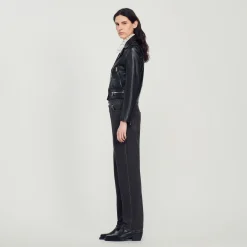 Sandro Paris Abrigos<Cazadora De Piel