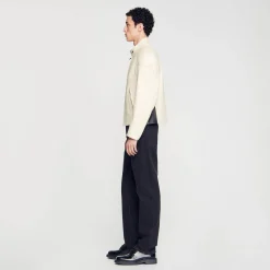 Sandro Paris Pieles<Cazadora Motera De Cuero