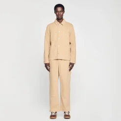 Sandro Paris Abrigos & Cazadoras<Cazadora Vaquera De Trabajador