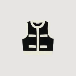 Sandro Paris Jerseys & Cárdigans<Chaleco Tipo Cardigan