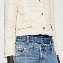 Sandro Paris Cazadoras & Chaquetas<Chaqueta De Sarga