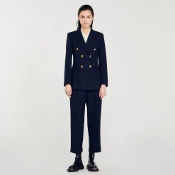 Sandro Paris Trajes<Chaqueta De Sastre Con Doble Botonadura
