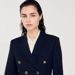 Sandro Paris Trajes<Chaqueta De Sastre Con Doble Botonadura