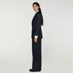 Sandro Paris Trajes<Chaqueta De Traje A Rayas