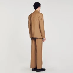 Sandro Paris Trajes & Smokings<Chaqueta De Traje Cruzada