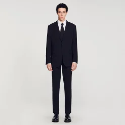 Sandro Paris Trajes & Smokings<Chaqueta De Traje De Lana Virgen