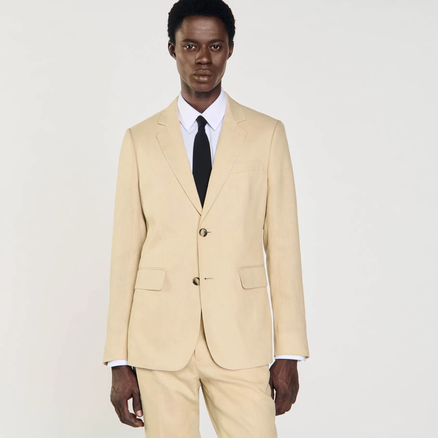 Sandro Paris Trajes & Smokings<Chaqueta De Traje De Lino