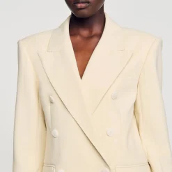 Sandro Paris Cazadoras & Chaquetas<Chaqueta Sastre Cruzada