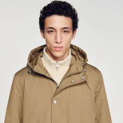 Sandro Paris Abrigos & Cazadoras<Chubasquero Mac