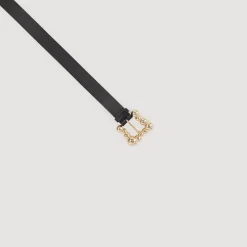 Sandro Paris Cinturones<Cinturon Ancho De Piel, Hebilla Cuadrada