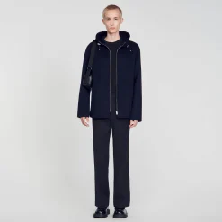 Sandro Paris Abrigos & Cazadoras<Cortavientos Con Capucha