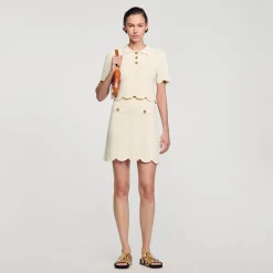 Sandro Paris Faldas & Shorts<Falda Corta De Punto
