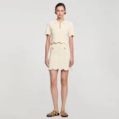 Sandro Paris Faldas & Shorts<Falda Corta De Punto
