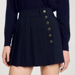 Sandro Paris Faldas & Shorts<Falda Corta Plisada