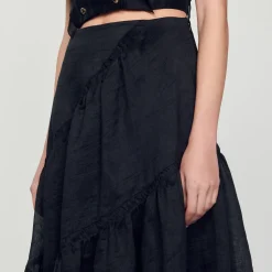 Sandro Paris Faldas & Shorts<Falda Larga Con Volantes