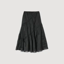 Sandro Paris Faldas & Shorts<Falda Larga Con Volantes